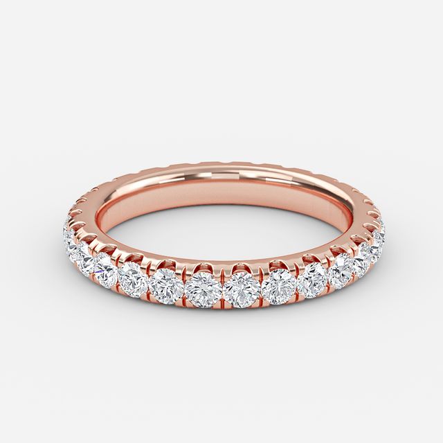 Eileen Full Eternity Ring In Rose Gold