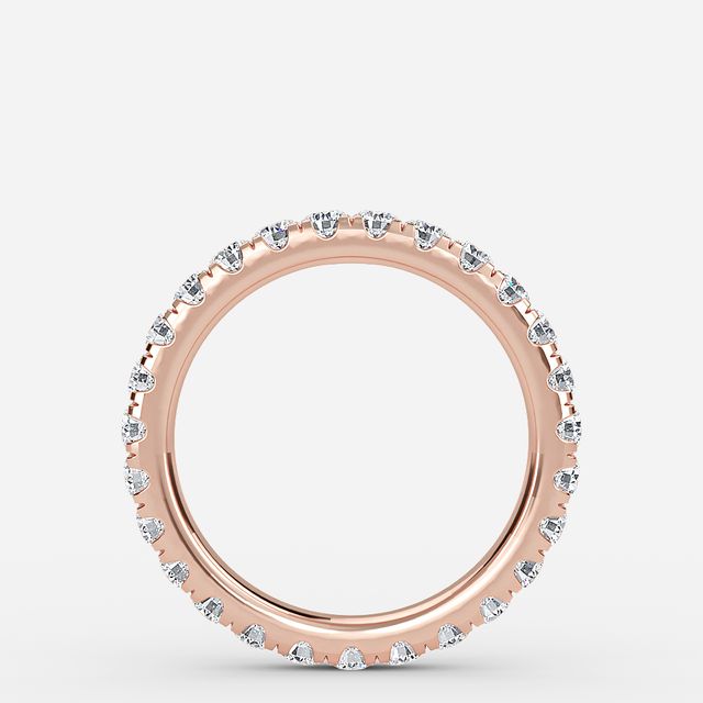 Eileen Full Eternity Ring In Rose Gold