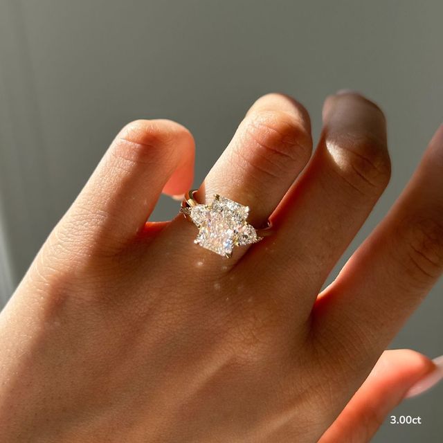 Venus Yellow Gold Trilogy Engagement Ring