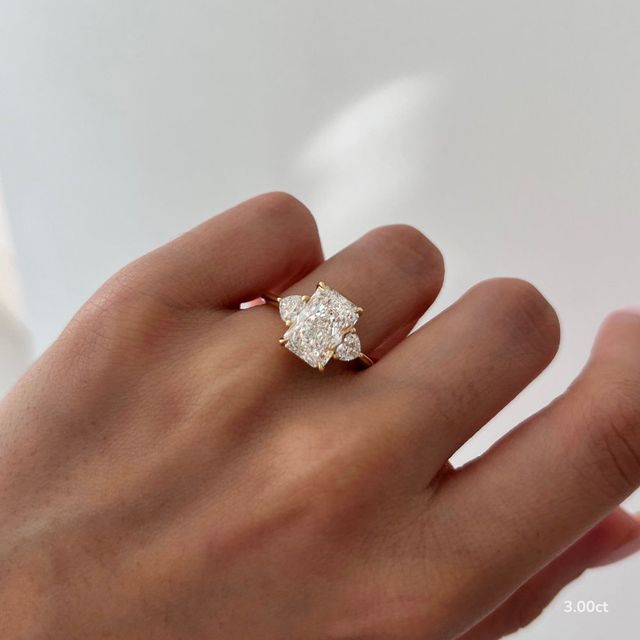 Venus Yellow Gold Trilogy Engagement Ring