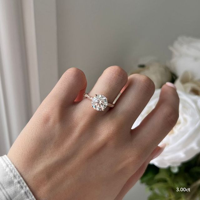 Fior Rose Gold Engagement Ring
