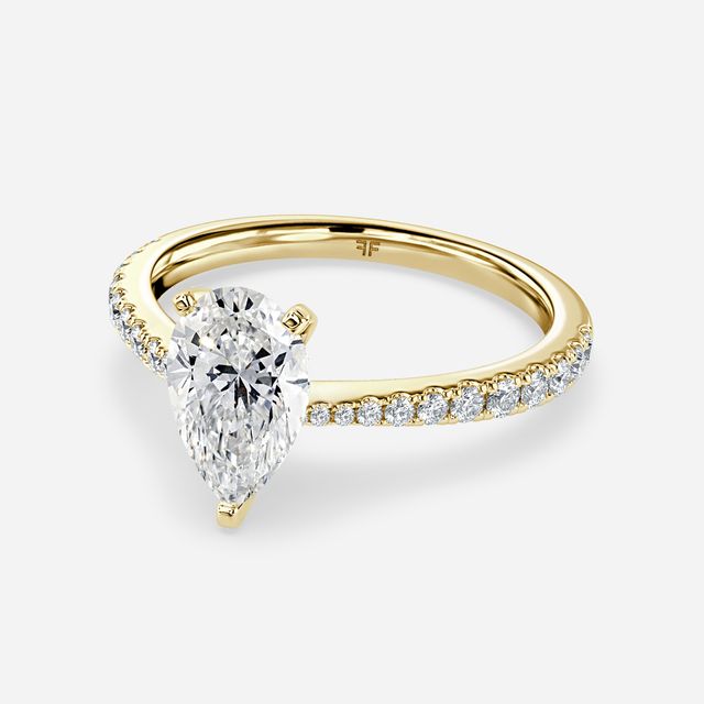 Firefly Yellow Gold Engagement Ring