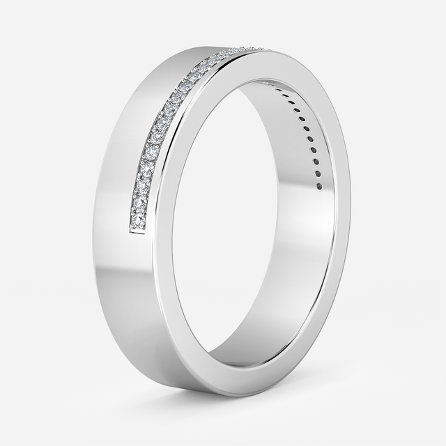 Sceptre Round In White Gold