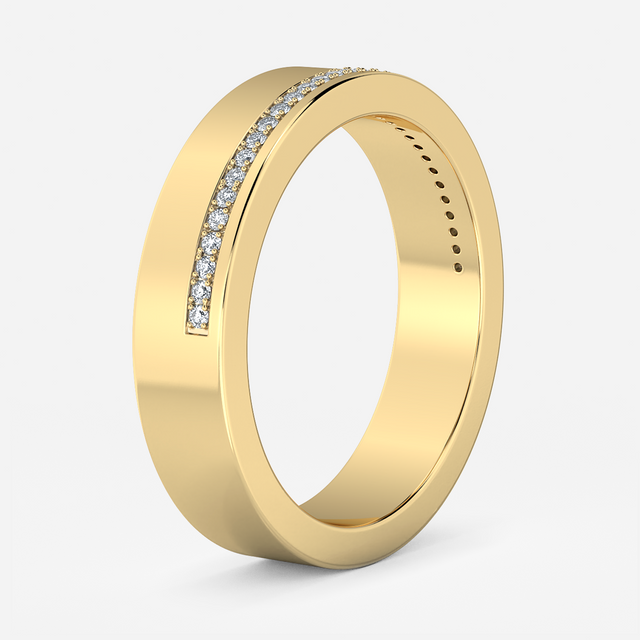 Sceptre Round In Yellow Gold