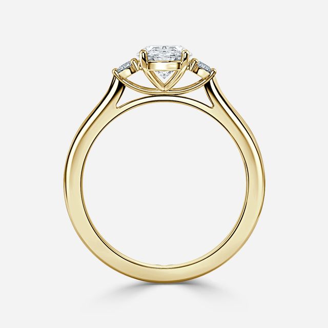 Clare Yellow Gold Engagement Ring
