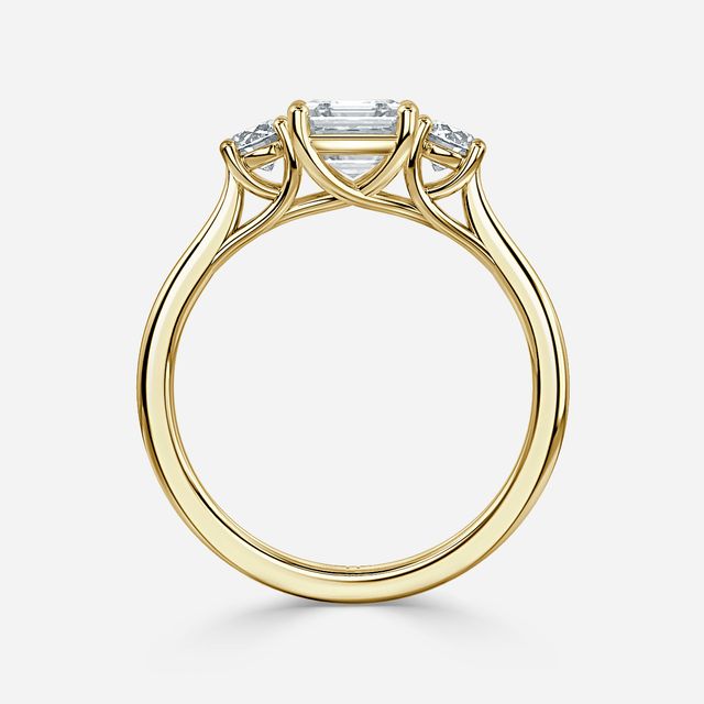 Belle Yellow Gold Engagement Ring