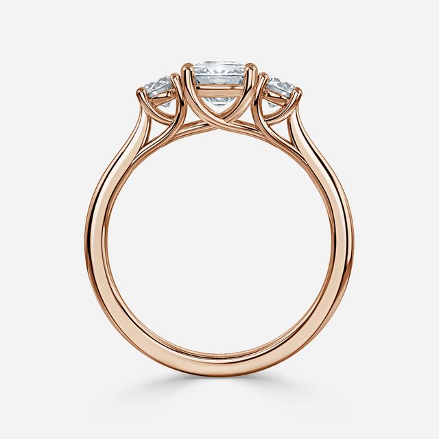 Belle Rose Gold Engagement Ring