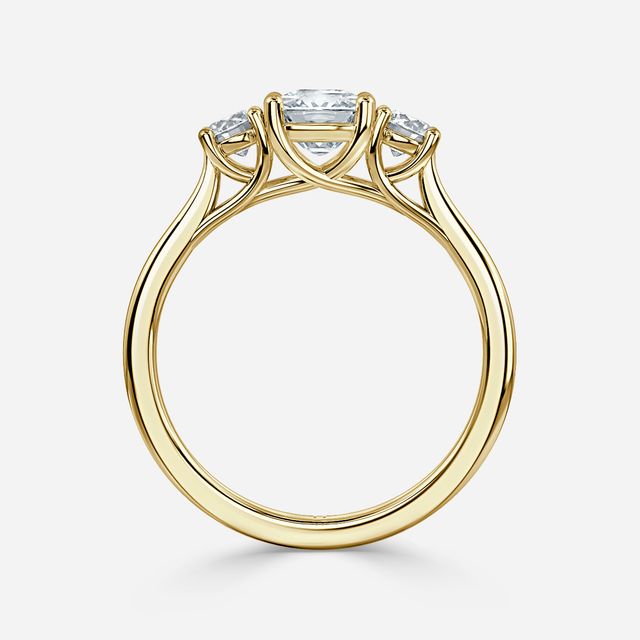 Belle Yellow Gold Engagement Ring