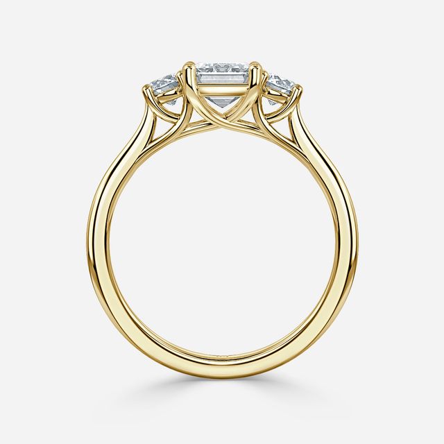 Belle Yellow Gold Engagement Ring