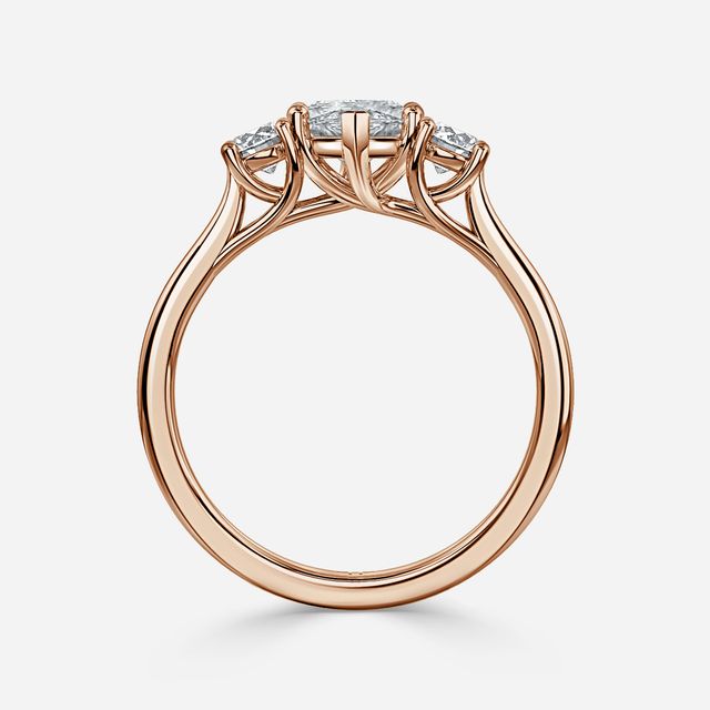 Belle Rose Gold Engagement Ring