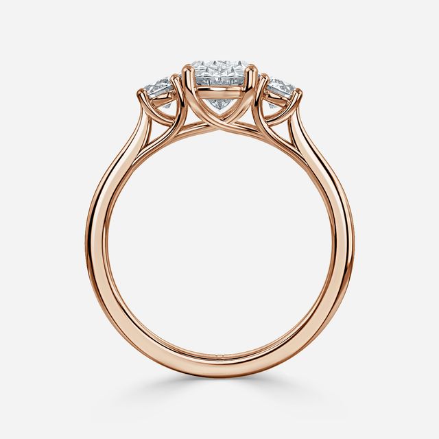 Belle Rose Gold Engagement Ring