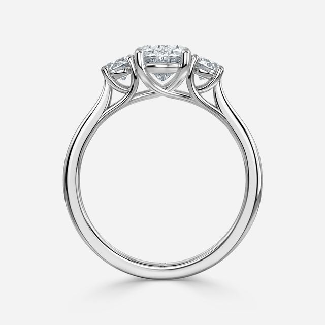 Belle Platinum Engagement Ring