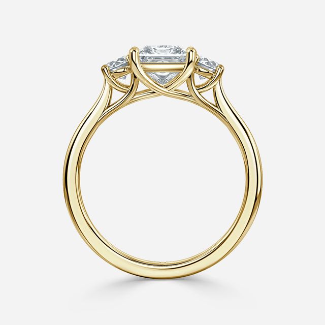 Belle Yellow Gold Engagement Ring