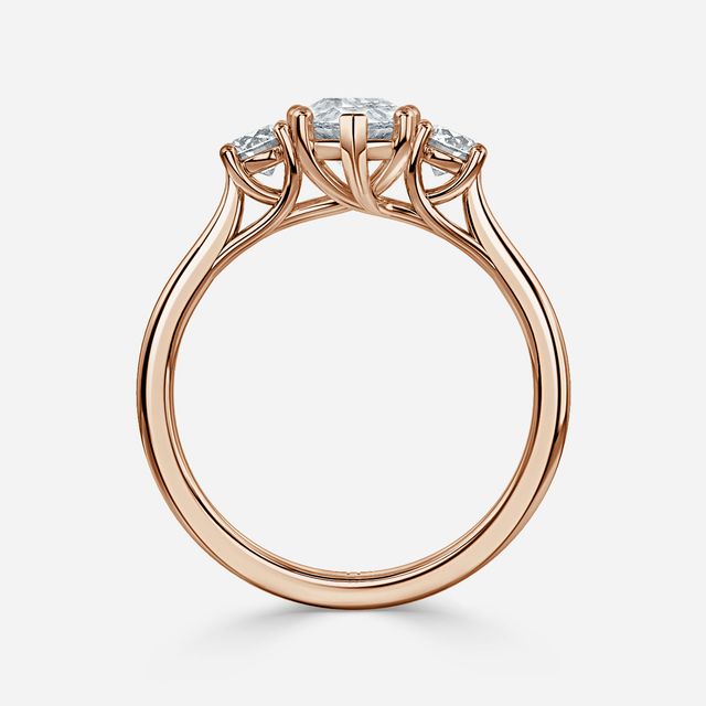 Belle Rose Gold Engagement Ring