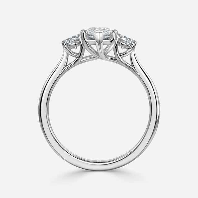 Belle Platinum Engagement Ring