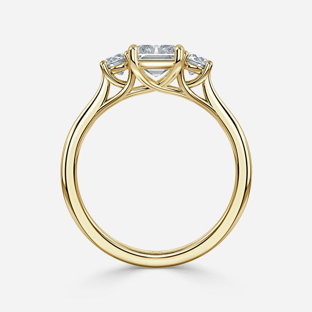 Belle Yellow Gold Engagement Ring