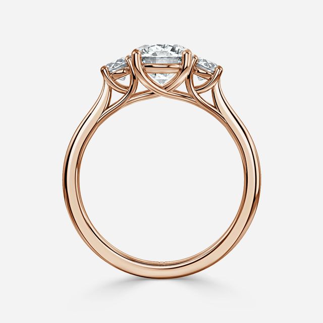 Belle Rose Gold Engagement Ring