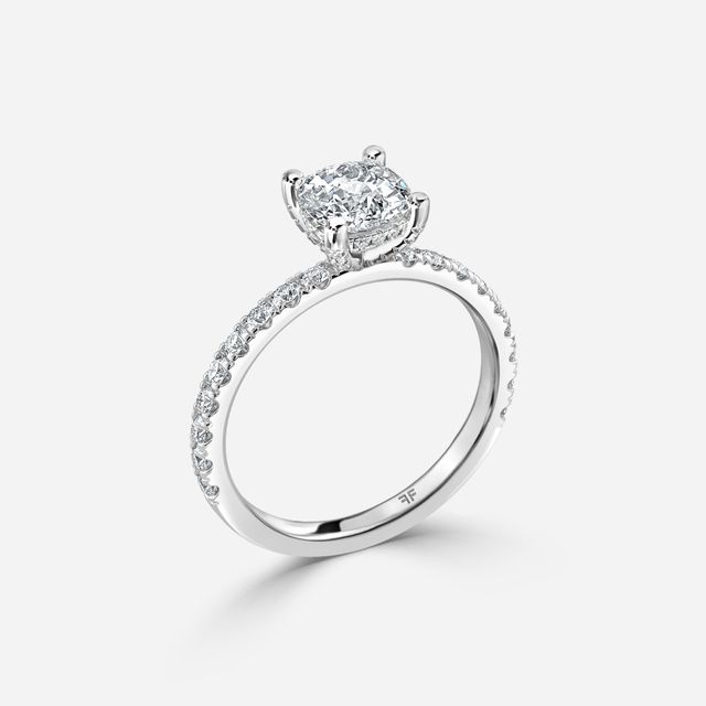 Xena White Gold Engagement Ring