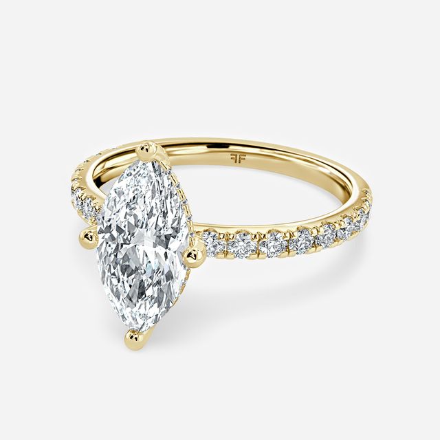 Xena Yellow Gold Engagement Ring