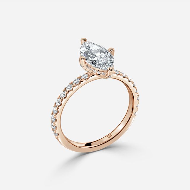 Xena Rose Gold Engagement Ring