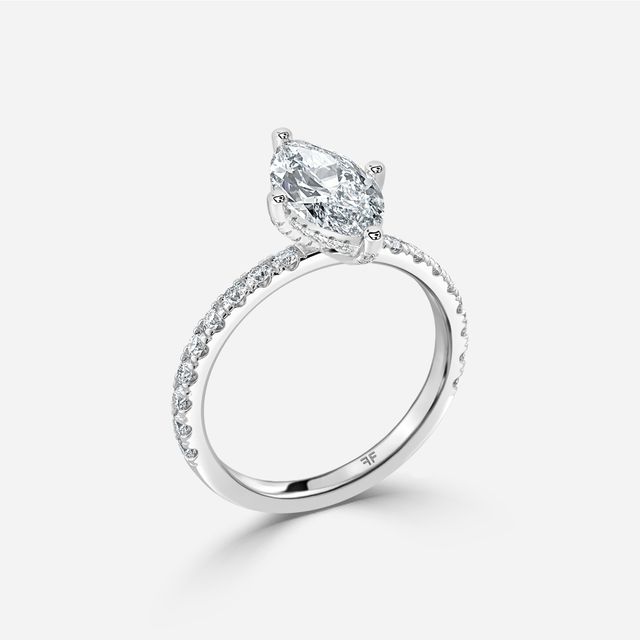 Xena White Gold Engagement Ring