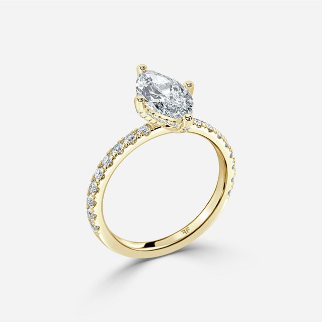Xena Yellow Gold Engagement Ring