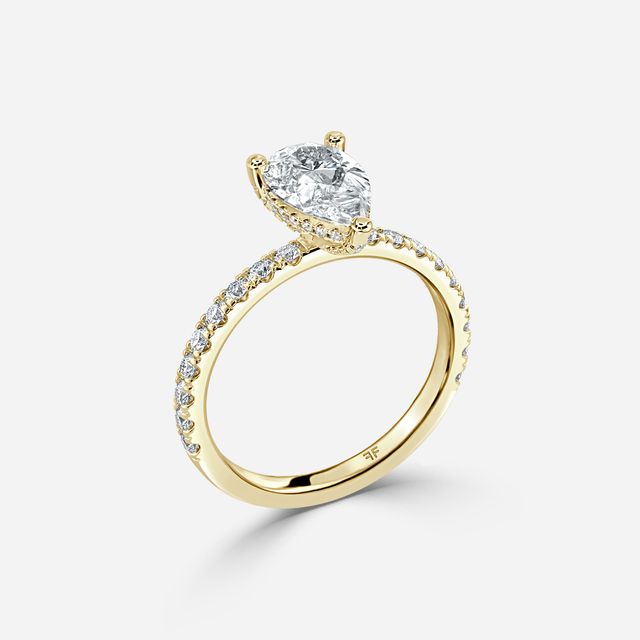 Xena Yellow Gold Engagement Ring