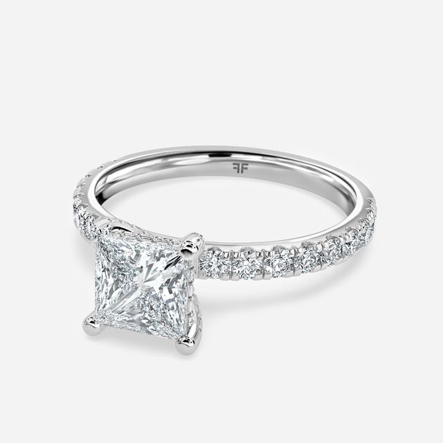 Xena White Gold Engagement Ring