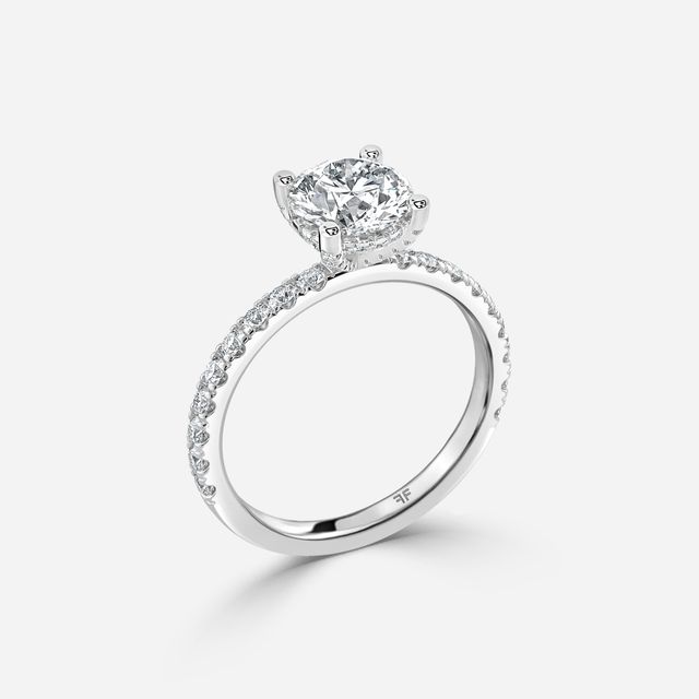 Xena White Gold Engagement Ring