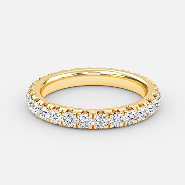 Eileen Full Eternity Ring In Yellow Gold