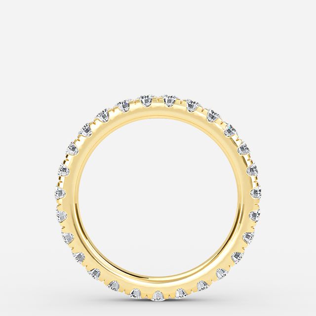 Eileen Full Eternity Ring In Yellow Gold
