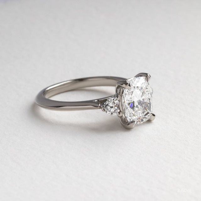 Venus Platinum Trilogy Engagement Ring