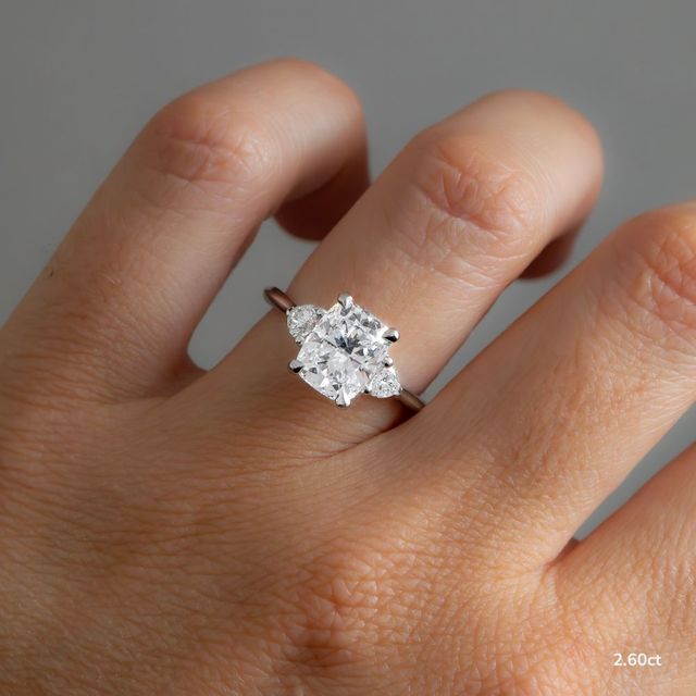 Venus Platinum Trilogy Engagement Ring