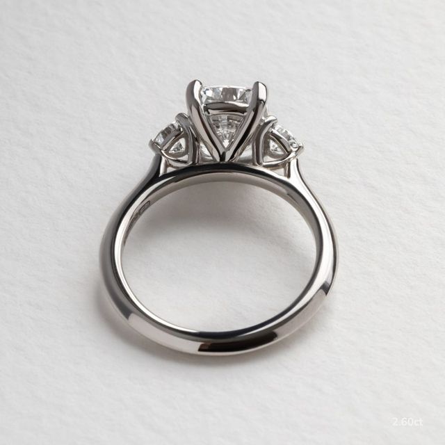 Venus Platinum Trilogy Engagement Ring