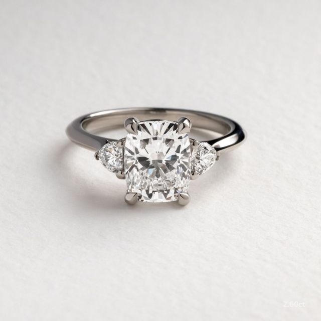 Venus Platinum Trilogy Engagement Ring