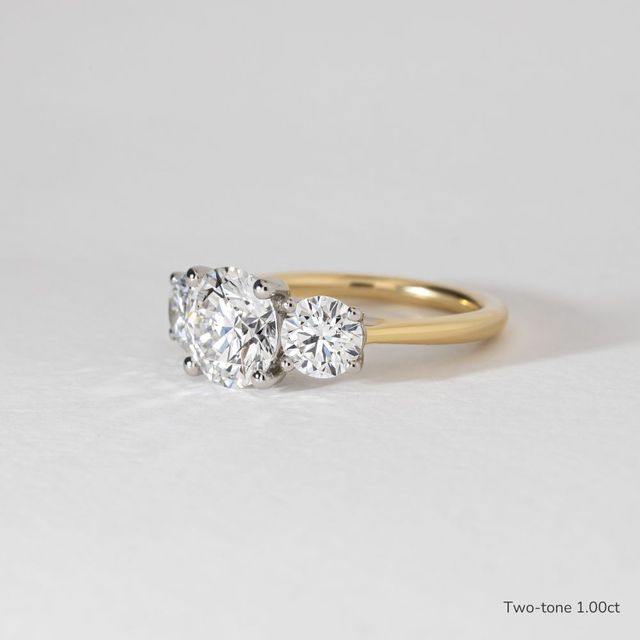 Belle Yellow Gold Engagement Ring