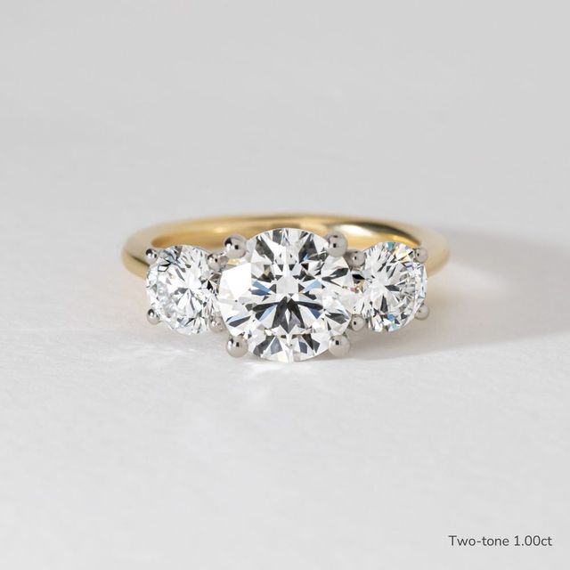 Belle Yellow Gold Engagement Ring