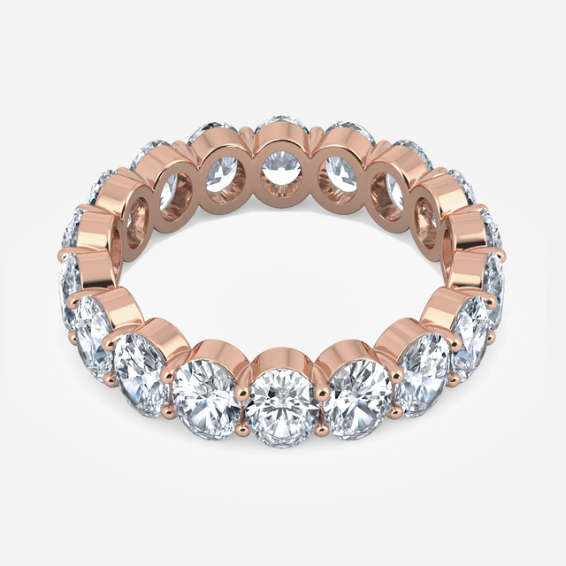 Essien Rose Gold Wedding Ring 3.80ct