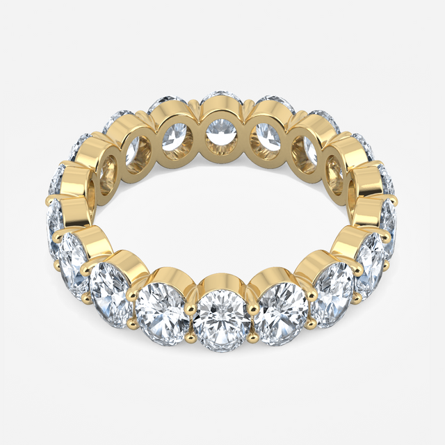 Essien Yellow Gold Wedding Ring 3.80ct