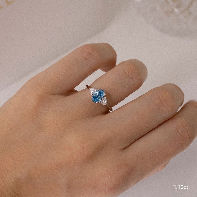 Venus Platinum Trilogy Engagement Ring