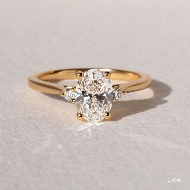 Clare Yellow Gold Engagement Ring