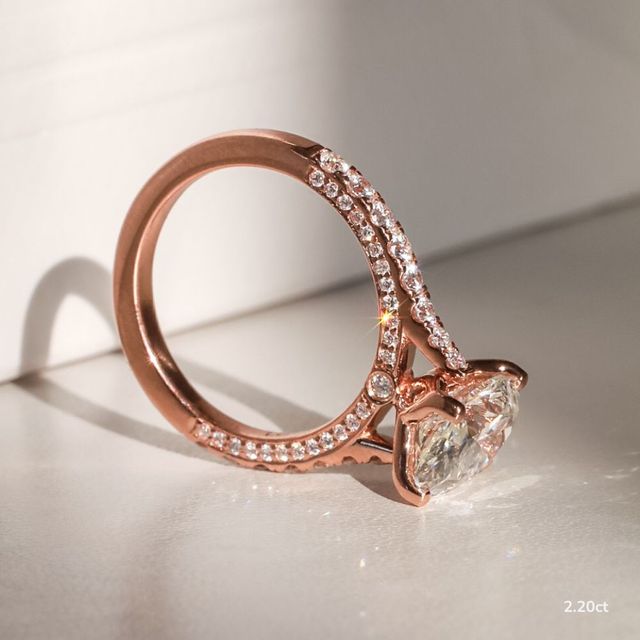 Gwenevere Rose Gold Engagement Ring