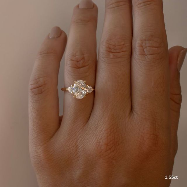 Venus Yellow Gold Trilogy Engagement Ring
