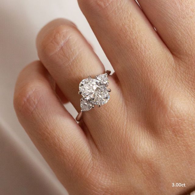 Venus Platinum Trilogy Engagement Ring