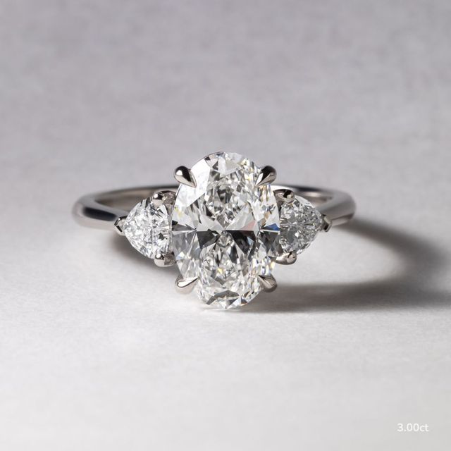 Venus Platinum Trilogy Engagement Ring
