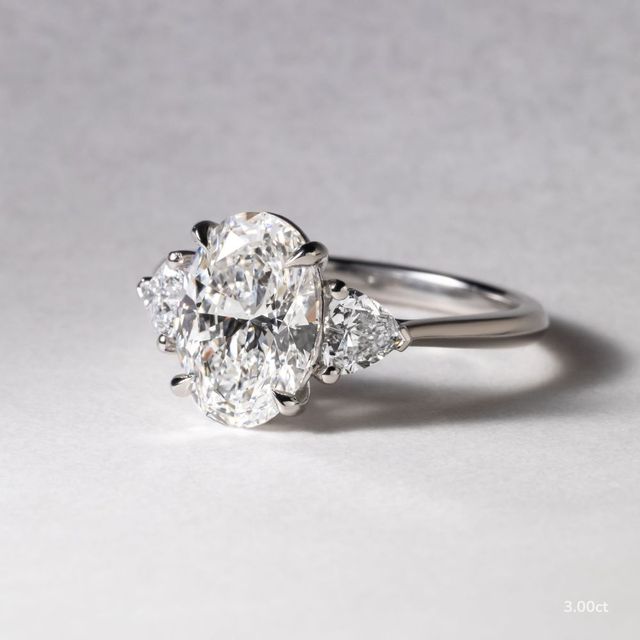 Venus Platinum Trilogy Engagement Ring