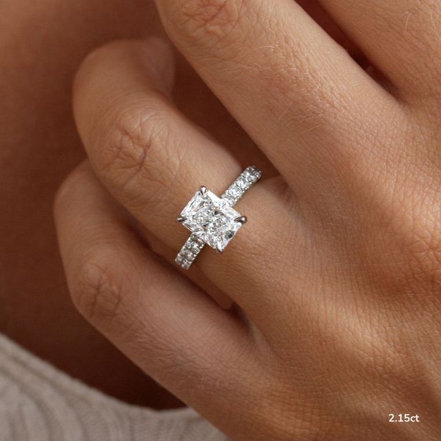 Jiani White Gold Engagement Ring