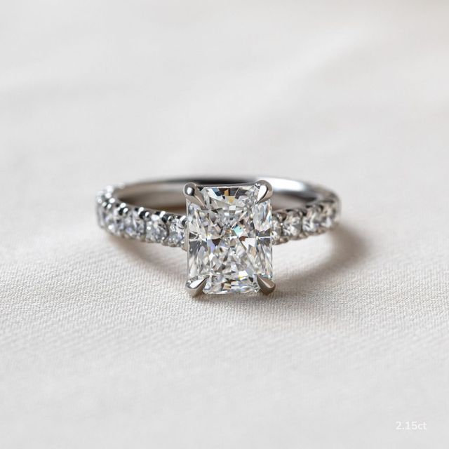 Jiani White Gold Engagement Ring