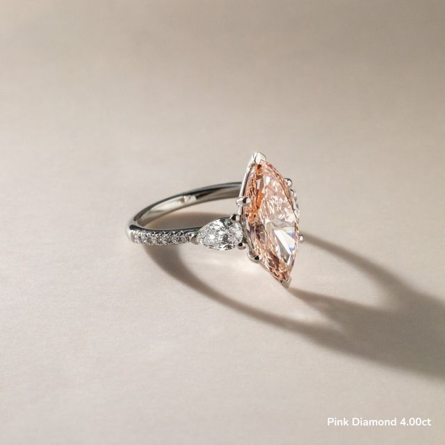 Vivian Pavé Engagement Ring In White Gold