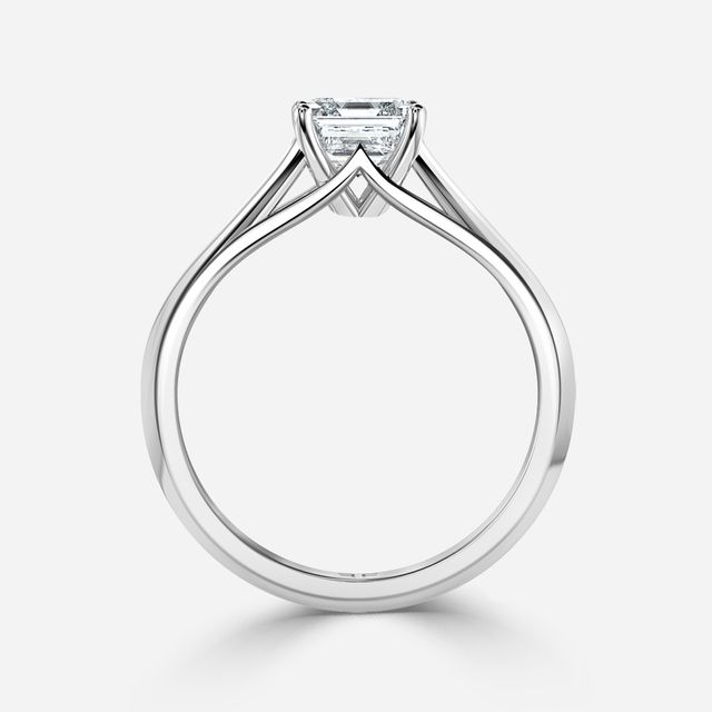 Olina White Gold Solitaire Engagement Ring